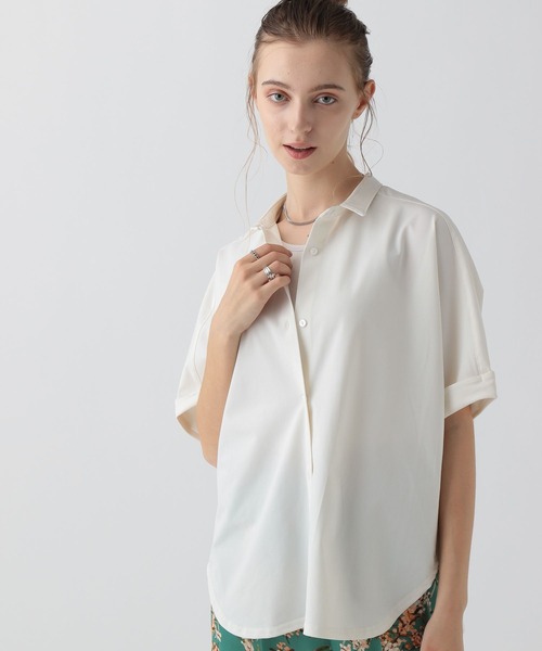 「saloon」 7分袖ブラウス FREE グリーン レディース_画像5