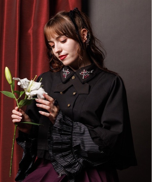 axes femme（アクシーズ ファム） ベスト ジレ W釦フィッシュテール