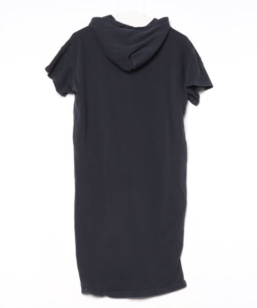 「PEANUTS」 刺繍半袖ワンピース M ネイビー レディース_画像2