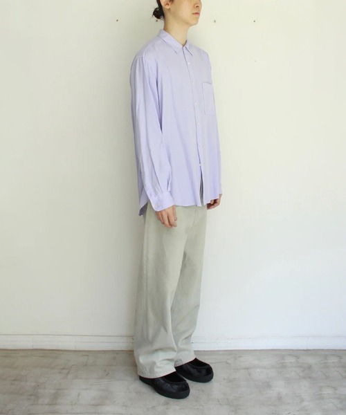 シャツ Garment Dyed Dad Shirts PPL メンズの画像