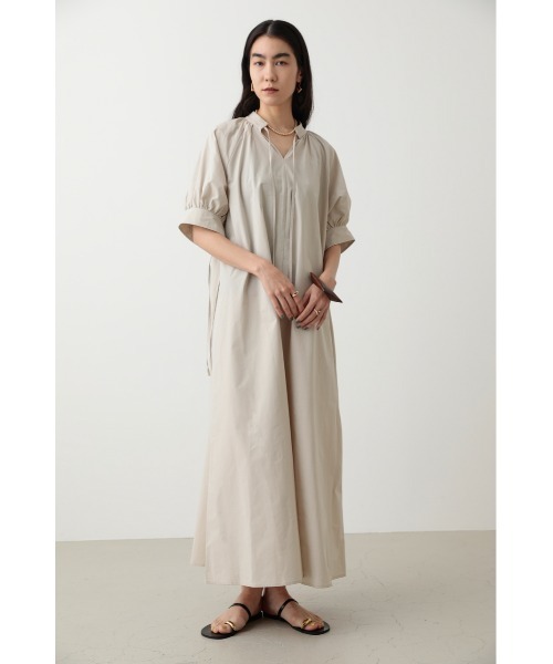 「crie conforto」 半袖ワンピース SMALL ベージュ レディース_画像3