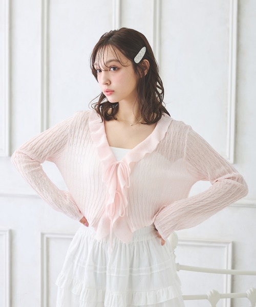 INGNI（イング） カーディガン M ピンク レディース : ZOZOTOWN Yahoo