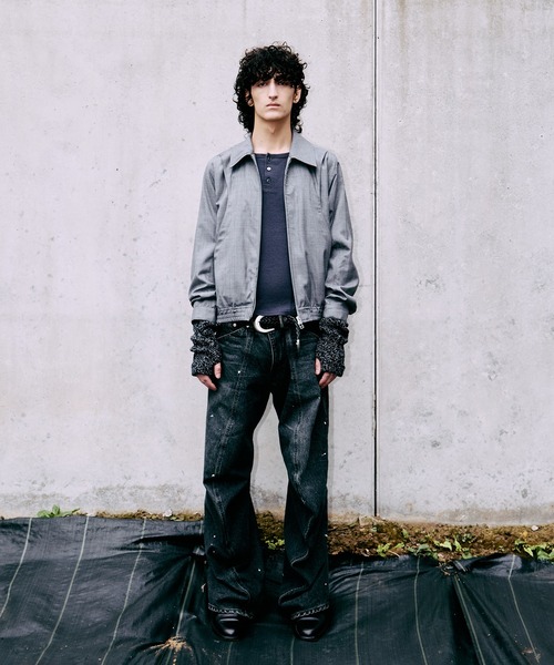 ブルゾン アウター 別注 wool utility jacket メンズの画像