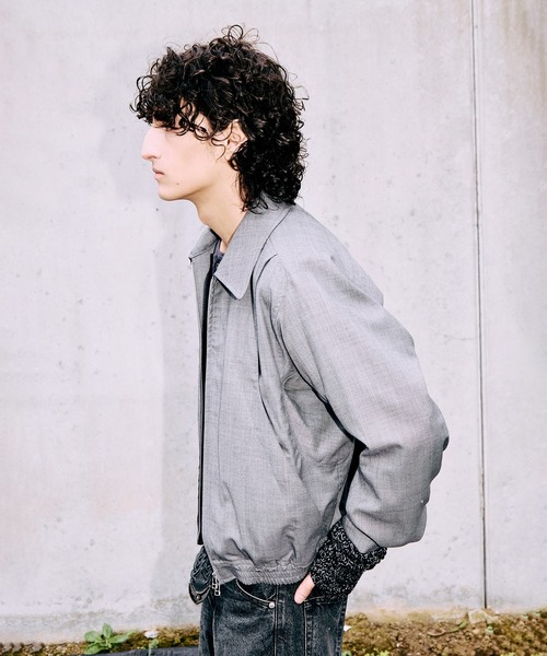 ブルゾン アウター 別注 wool utility jacket メンズの画像
