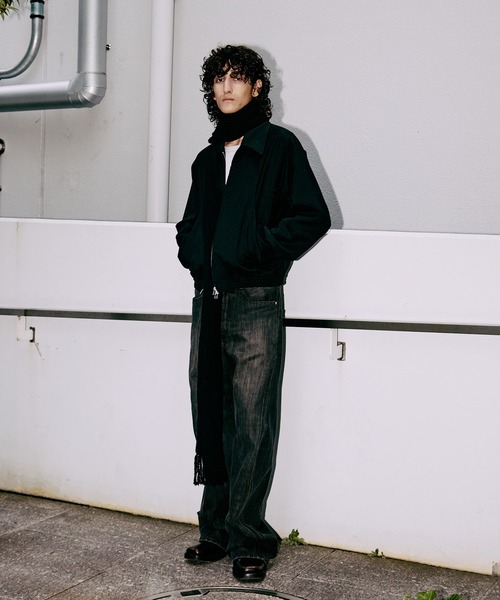 ブルゾン アウター 別注 wool utility jacket メンズの画像