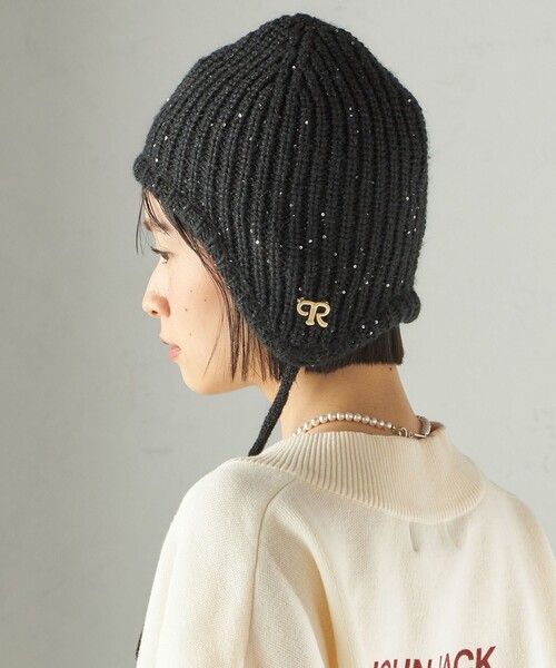 SHIPS（シップス） ニット帽 ニットキャップ perah: ブローチ 付
