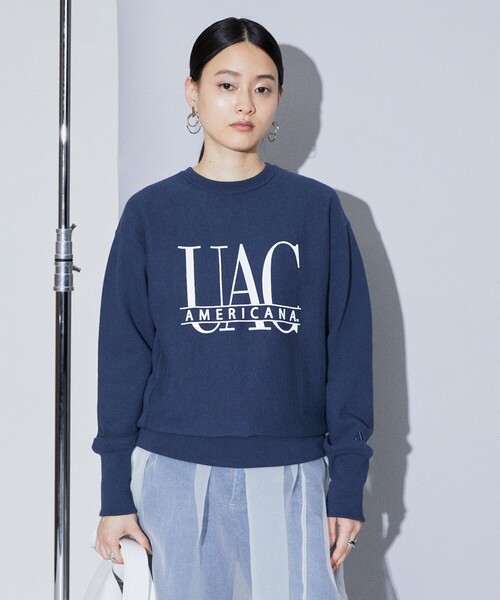 「Firsthand」 スウェットカットソー「AMERICANAコラボ」 M グレー レディース_画像4