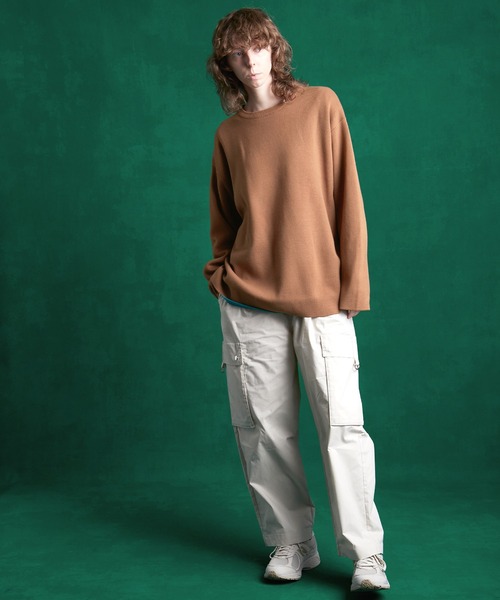 「ENDER PRODUCTS」 長袖ニット L ライトベージュ メンズ_画像7