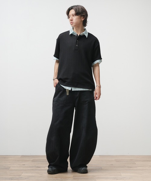 「Adoon plain」 半袖Tシャツ MEDIUM ライトベージュ メンズ_画像8