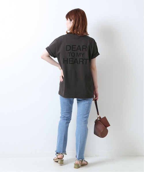 「Spick & Span」 半袖Tシャツ FREE チャコールグレー レディース_画像2