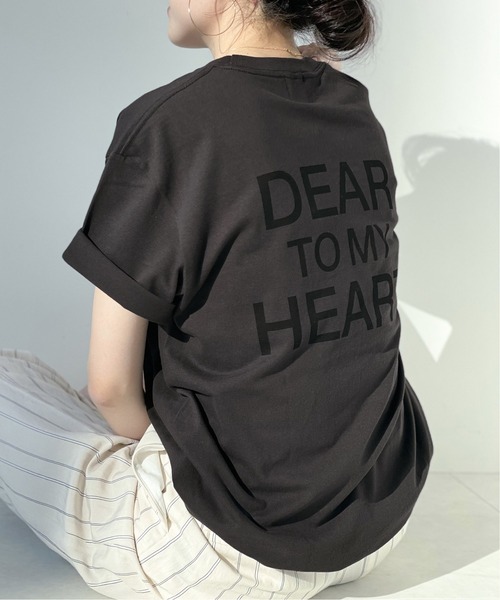 「Spick & Span」 半袖Tシャツ FREE チャコールグレー レディース_画像6