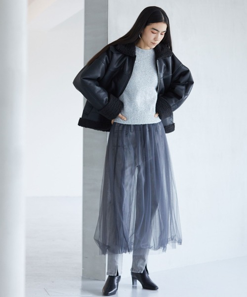 「DOUX ARCHIVES」 ブルゾン FREE ブラック レディース_画像9