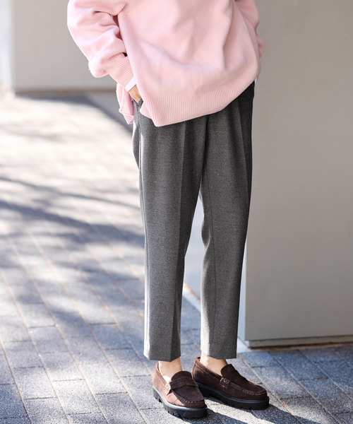 ＦＲAMeWORK両面起毛パンツ、新品、タグ付き FRAMeWORK（フレームワーク） スラックス パンツ 「追加」T/R両面起毛