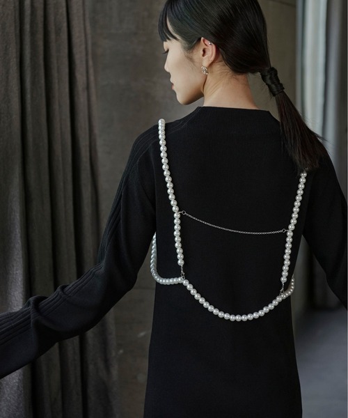 Ezick ニットワンピース FREE ブルー レディース : ZOZOTOWN Yahoo!店