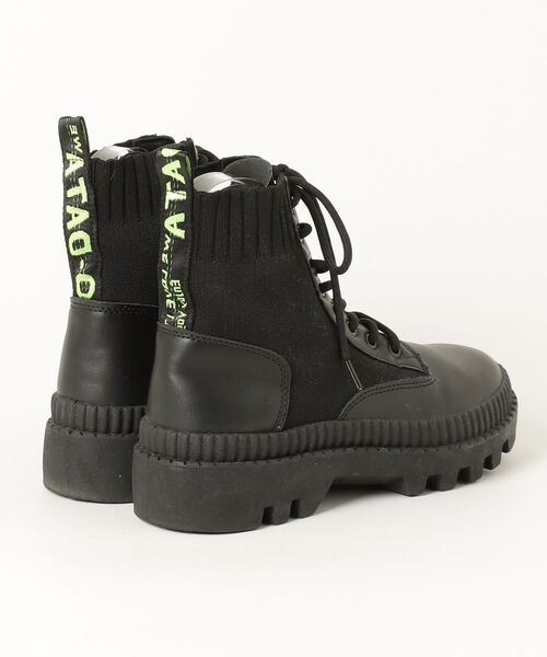 「aimoha」 ブーツ 25.0cm ブラック メンズ_画像2