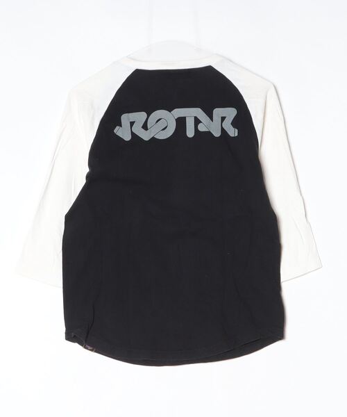 「ROTAR」 7分袖Tシャツ S ブラック メンズ_画像2