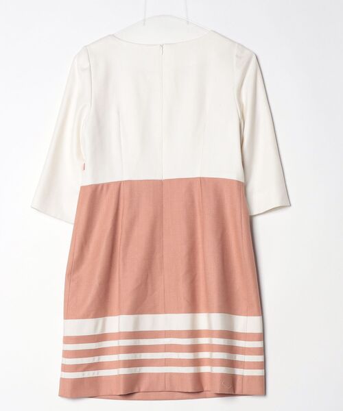 「UNIVERVAL MUSE」 7分袖ワンピース MEDIUM ホワイト レディース_画像2