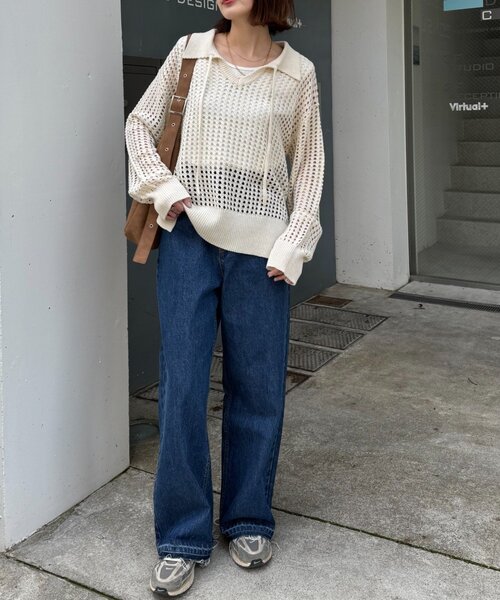 「CIAOPANIC TYPY」 長袖ニット ONE SIZE オフホワイト レディース_画像5