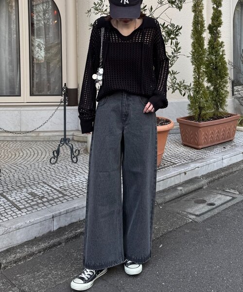 「CIAOPANIC TYPY」 長袖ニット ONE SIZE オフホワイト レディース_画像7