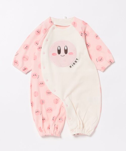 マタニティ KIRBY Baby 新生児2WAYドレス 総柄 スムス カービィ