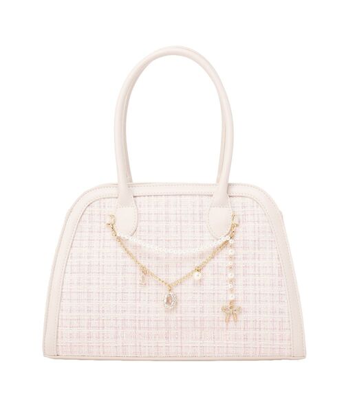 Maison de FLEUR（メゾンドフルール） ハンドバッグ チャーム付き