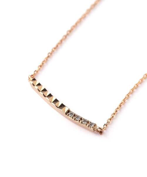 ネックレス ROSETEN・ミラーカットバーネックレス「S」 レディースの画像