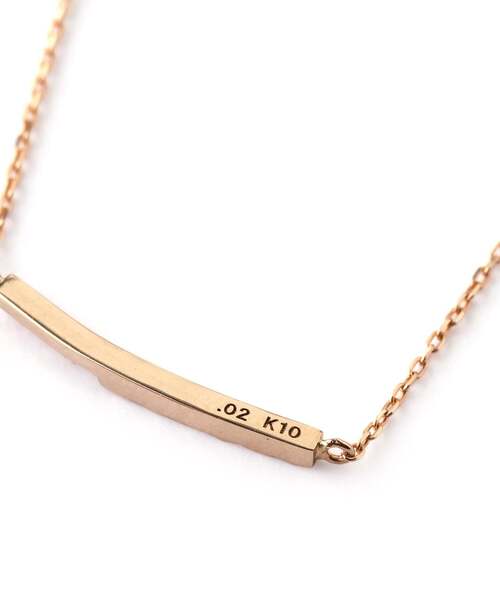 ネックレス ROSETEN・ミラーカットバーネックレス「S」 レディースの画像