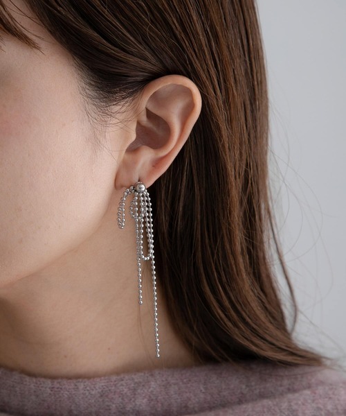 チェーンピアス URBAN RESEARCH Sonny Label ピアス ステンレススウィングボール