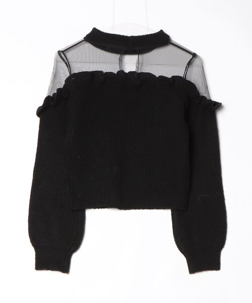 「EATME」 長袖ニット FREE ブラック レディース_画像2