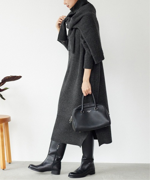 「JOURNAL STANDARD relume」 ニットワンピース FREE チャコールグレー レディース_画像5
