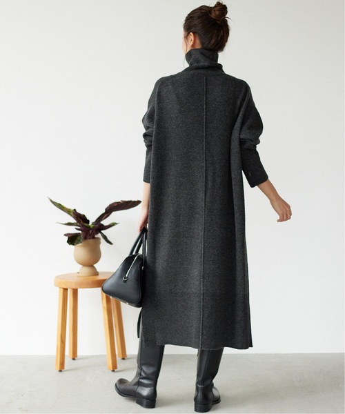 「JOURNAL STANDARD relume」 ニットワンピース FREE チャコールグレー レディース_画像9