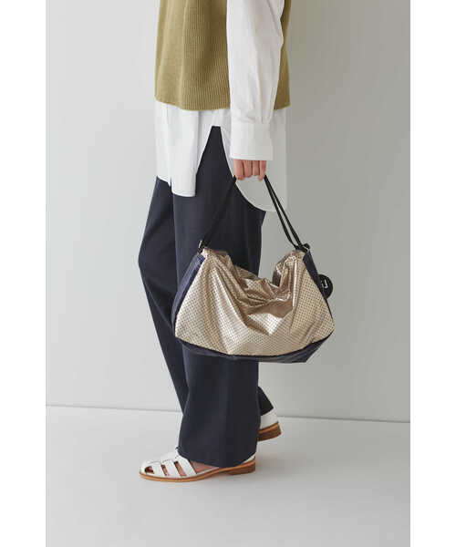 「Jack Gomme」 ショルダーバッグ フリ- ゴールド レディース_画像2