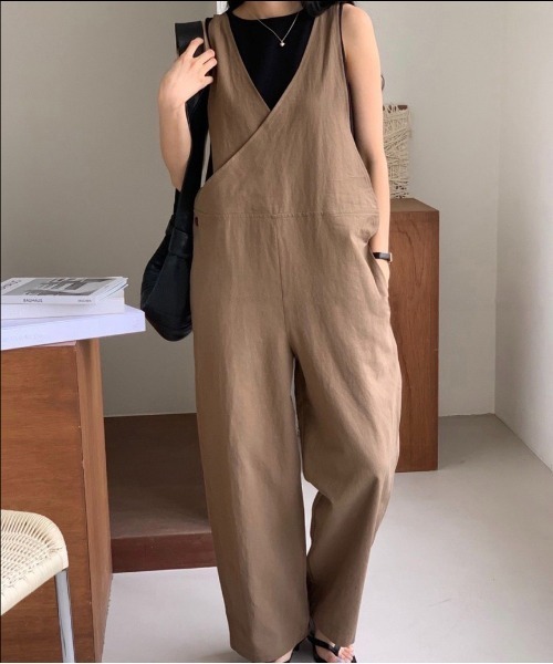 「Dream garden」 「o's」オールインワン FREE オフホワイト レディース_画像3