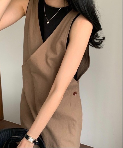 「Dream garden」 「o's」オールインワン FREE オフホワイト レディース_画像4