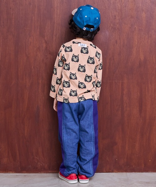 希少 SAPEur KIDS キッズ ヴィンテージ デニム トラック パンツ M 希少 SAPEur KIDS キッズ ヴィンテージ デニム トラック パンツ M