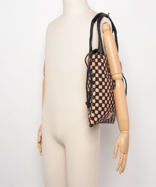 ショルダーバッグ 「Swaraj/スワラージ」レザー・メッシSQ BAG?(羊革) メンズ レディース_6