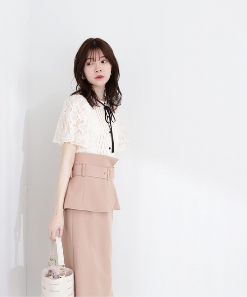 「PROPORTION BODY DRESSING」 半袖ブラウス SMALL ホワイト系その他 レディース_画像3