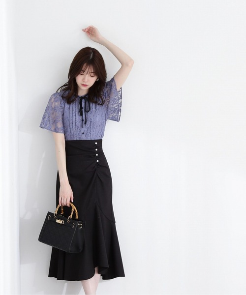 「PROPORTION BODY DRESSING」 半袖ブラウス SMALL ホワイト系その他 レディース_画像9