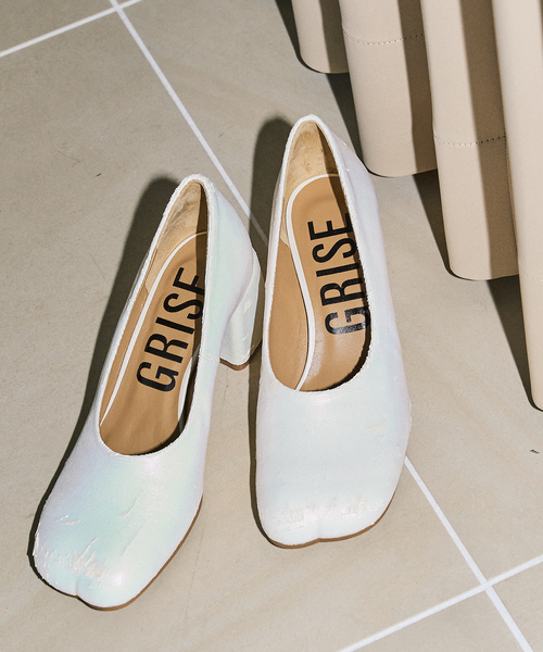 未使用!完売品★LE TALON GRISE 4cmレザーBRAIDEDパンプス GRISE5cmレザーカットアウトパンプス | ルタロン(LE TALON) | マルイ