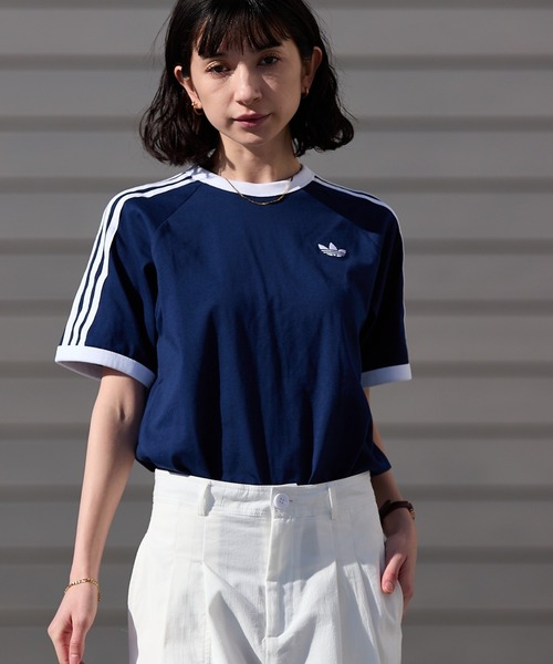 adidas（アディダス） tシャツ 3-STRIPS TEE ラグランスリーブ スリー