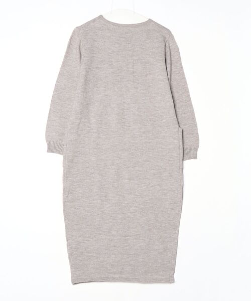 「CADBURY」 ニットワンピース LARGE グレー レディース_画像2