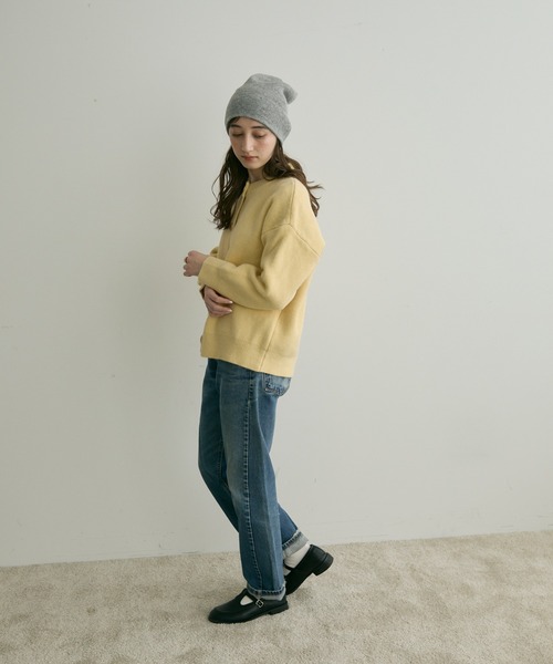 「Crisp」 ニットカーディガン FREE アイボリー レディース_画像6