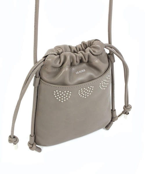 「Beau're」 ショルダーバッグ FREE ライトグレー レディース_画像2