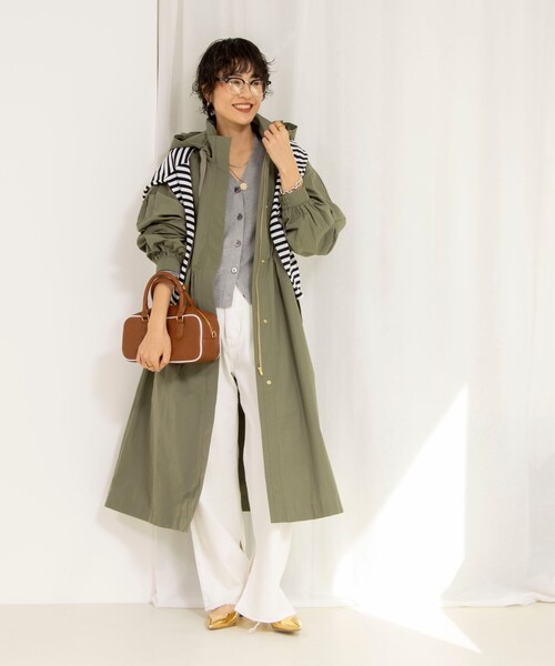 「NOLLEY'S」 ダッフルコート 38 ベージュ レディース_画像4