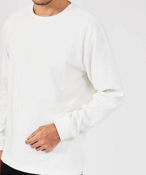 「ABAHOUSE GRAY」 長袖Tシャツ 46 ブラック メンズ_画像6