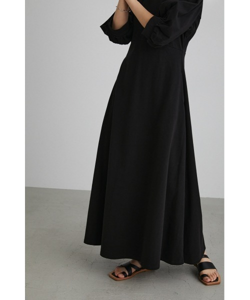 「STYLEMIXER」 7分袖ワンピース MEDIUM ライトベージュ レディース_画像4