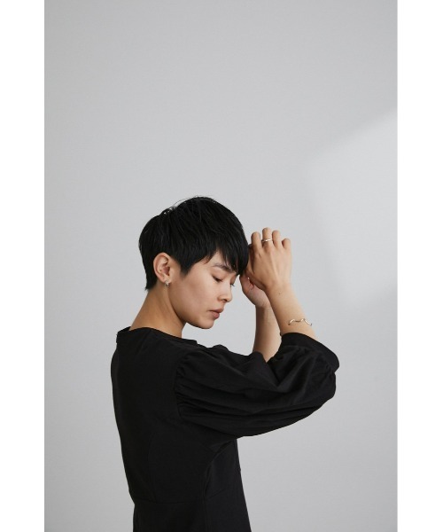 「STYLEMIXER」 7分袖ワンピース MEDIUM ライトベージュ レディース_画像5