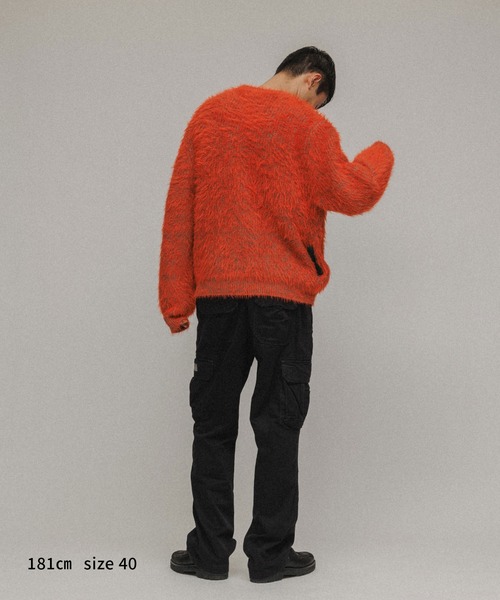 「M TO R」 ニットカーディガン 40 イエロー系その他 レディース_画像3