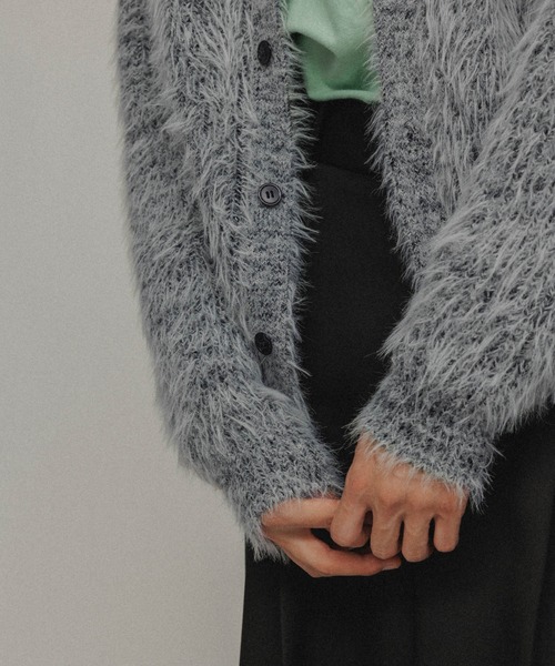 「M TO R」 ニットカーディガン 40 イエロー系その他 レディース_画像6