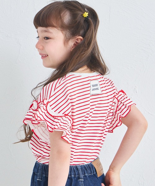 pairmanon（ペアマノン） tシャツ 「綿100%」ガールズ アソートフリル